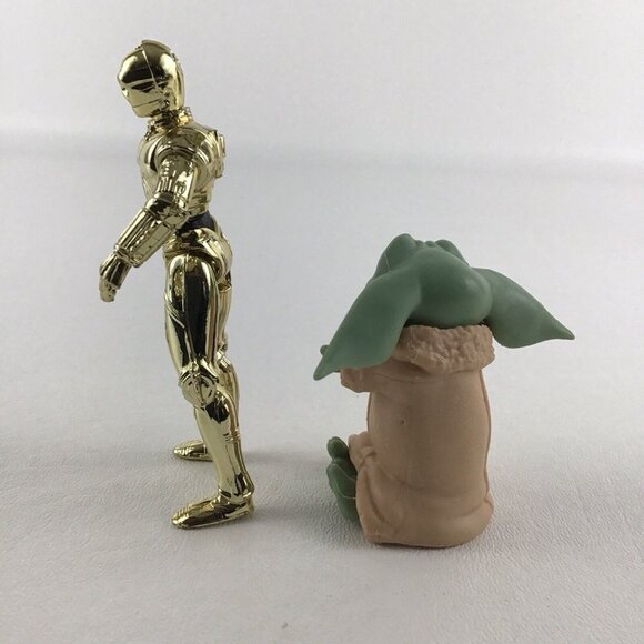 Star Wars Mandalorian The Child Cake Topper Toys C3PO Figures DecoPac Lot - Picture 5 of 7